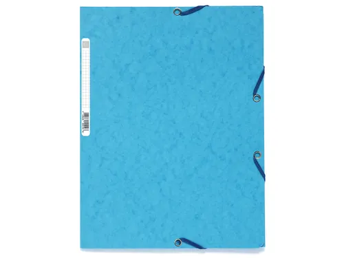 Elastomap A4 glanskarton 3 kleppen Assorti felle kleuren
