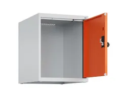 opzetkast,v. locker,1vak.,vak B 400mm,HxBxD 500x400x500mm,draaigrendel
