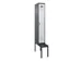 locker met bank,voor scheiding van kleding,HxBxD 2120x300x815mm,1vak
