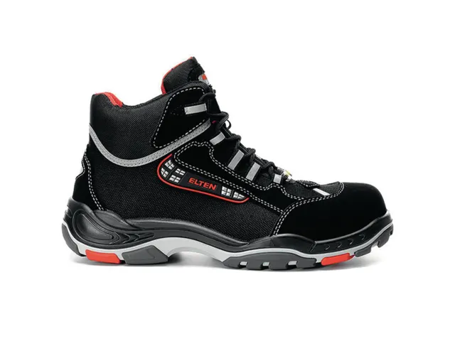 Elten Sander hoge S3 veiligheidsschoenen, SRC, ESD, zwart, maat 43, pe