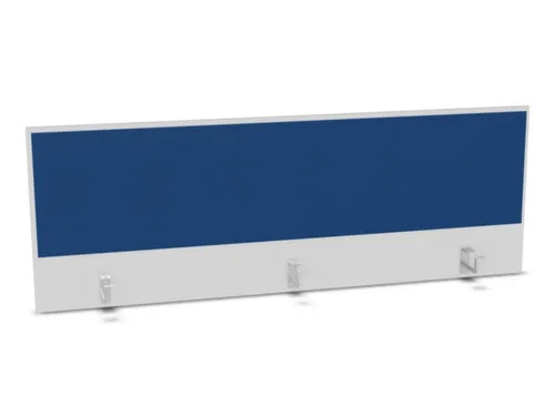 opzetpaneel,v. bureau,aanbouw achter,B 1600mm,Bl-wit,BN6016-blauw