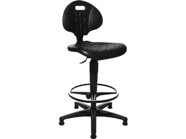 kruk Tec 20 verchroomde voetring steldoppen zwart PU 590-840mm