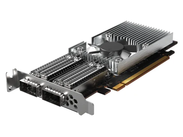 QNAP QXG-100G2SF-E810, Intern, Bedraad, PCI Express, Fiber, 100000 Mbi