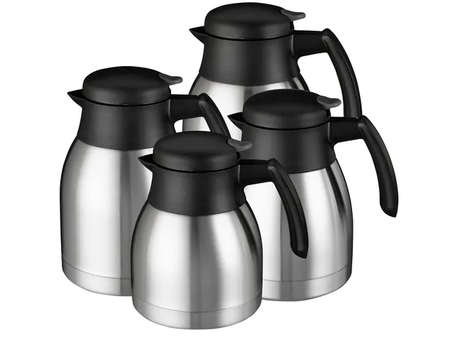 Thermoskan Bravilor dubbelwandig 1.2 liter RVS zwart