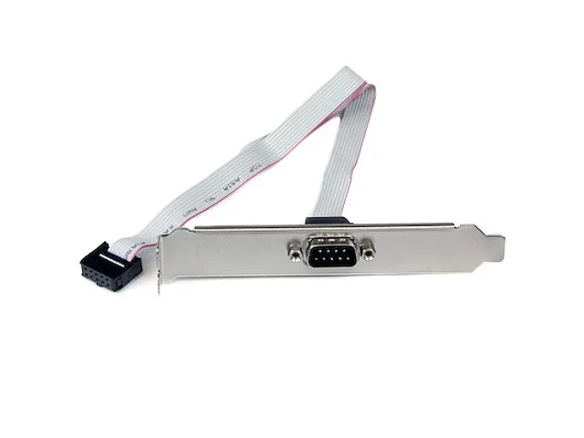 40cm 9-pins Serieel Mannelijk naar 10-pins Moederbord Slotplaatje