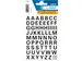 Etiket Herma 4158 10mm Letters A-Z Zwart Folie 63 stuks