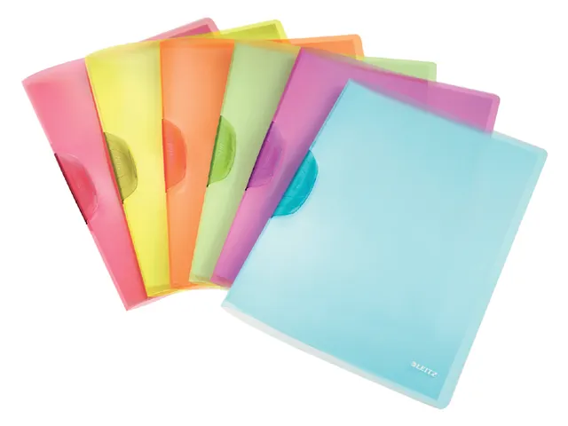 Klemmap Leitz 4176 Colorclip A4 PP assorti 3mm