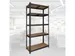 Rayonnage 5 tablettes 90x40x180cm SU175 max 875kg noir