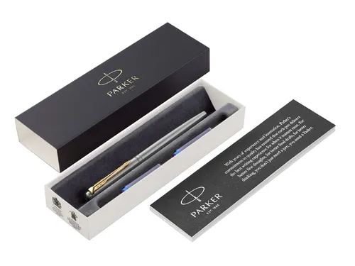Vulpen Parker Jotter stainless steel GT medium Giftbox