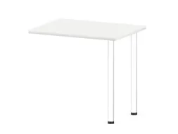 aanbouwtafel,i.h.v.,HxBxD 720-840x800x600mm,Bl-wit