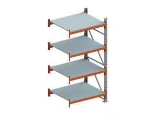 Breedvakstelling Aanbouwveld 2700x1385x1100mm 4 Stalen Legborden - 1