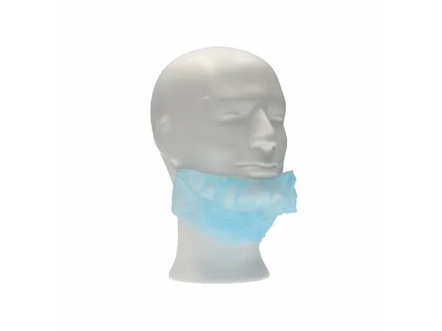 Masque à barbe PP non tissé Bleu 1 élastique taille unique 1000pcs