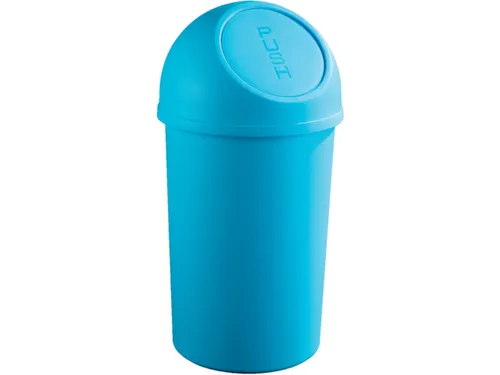 afvalbak,45l,HxØ 700x403mm,romp PP groen,deksel PP groen