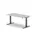 Elektrisch ihv bureau,HxBxD 650-1310x1600x800mm,blad lichtgrijs