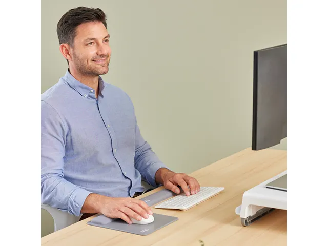 Polssteun Fellowes Breyta compact grijs 6x32cm