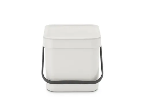 Afvalemmer Sort & Go 6 Liter Lichtgrijs