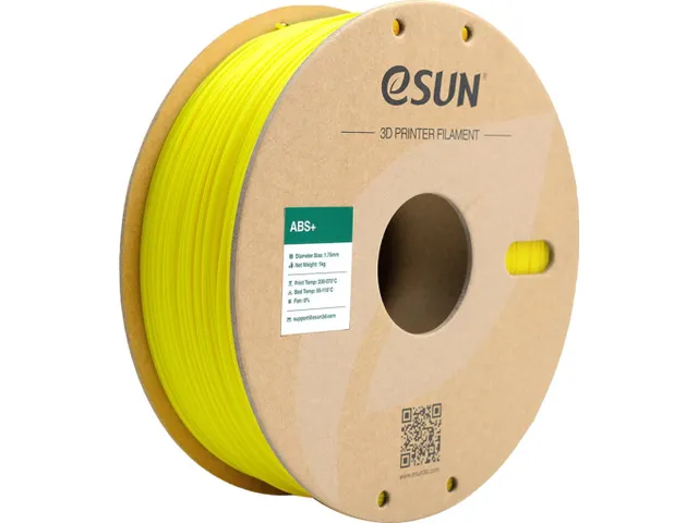 eSUN 3D printer Filament ABS+ 1,75mm Geel 1kg