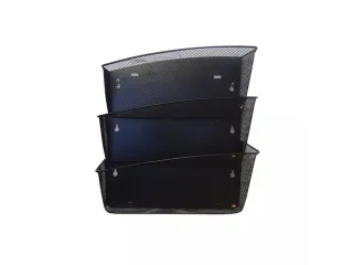 MESHFILE magnetische wanddossierhouder set a 3 stuks zwart - 1