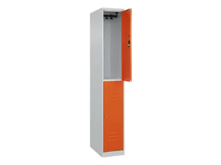 dubbeldekse locker,HxBxD 1850x300x500mm,1x2vak.,vak B 300mm - 2