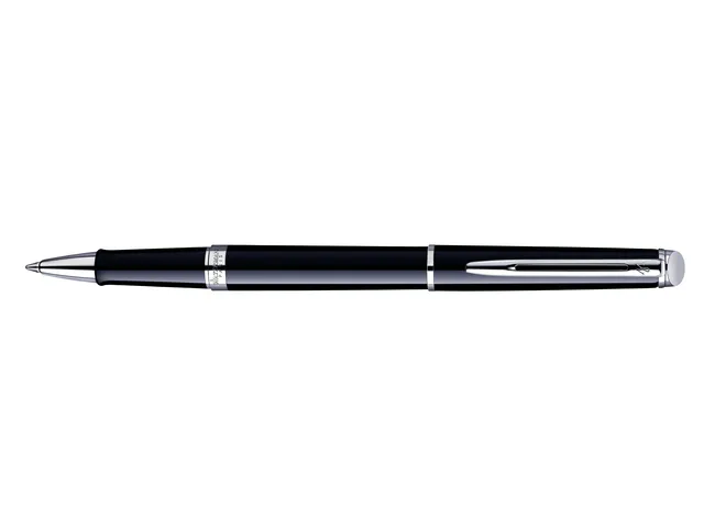 Rollerpen Waterman Hémisphère Black lacquer CT Fijn