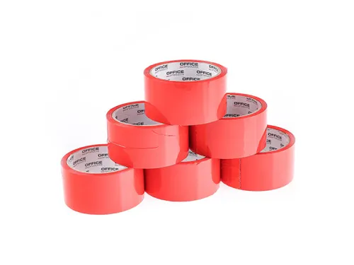 Verpakkingstape rood 48mmx46m