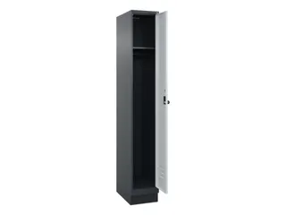 locker,HxBxD 1950x300x500mm,1vak,vak B 300mm,draaigrendel,sokkel - 2