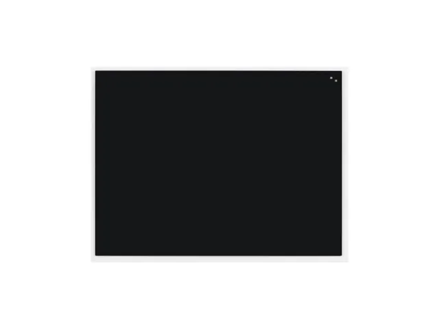 Glasmagneetbord Naga 90x120cm zwart