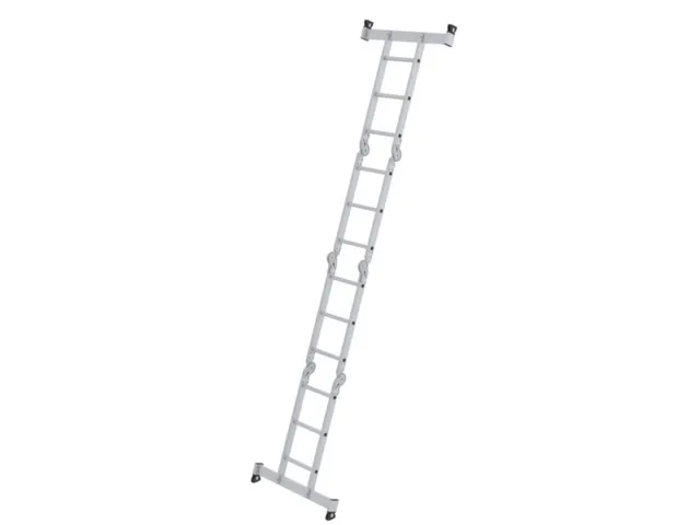multifunctionele vouwladder,4x3,sporten,balk L 3,65m,aluminium