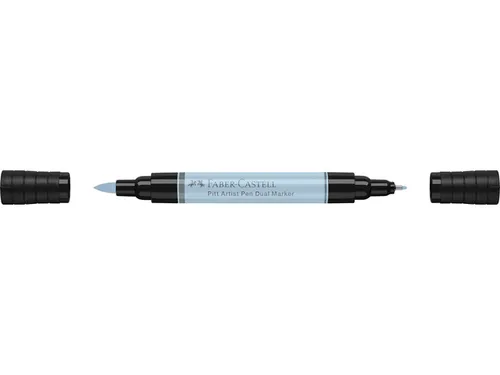 Tekenstift Faber-Castell Pitt Artist Pen duo marker 148 ijsblauw