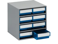 Bakkenunit Bxhxd 400X395X400Mm 8Bakken Blauw Behuizing Ral7035