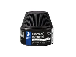 Viltstiftvulling Staedtler Lumocolor permanent 15ml zwart