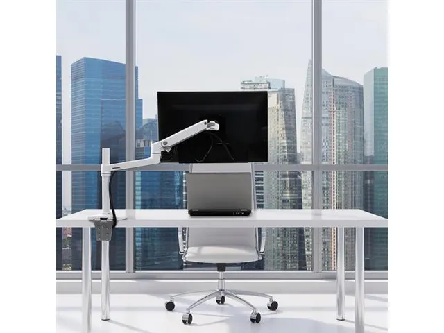 Monitorarm 1 Scherm Lx Desk Mount Lcd Paal Wit
