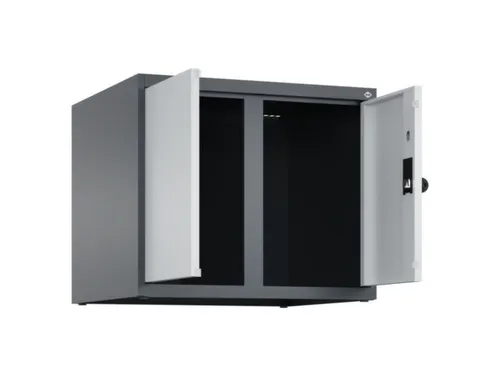 opzetkast,v. locker,2vak.,vak B 300mm,HxBxD 500x600x500mm,vleugeldeur