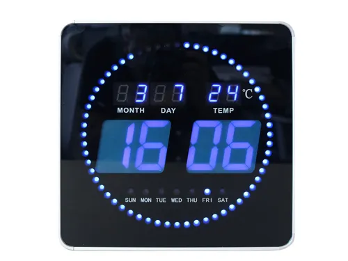 Wandklok Unilux Flo led 28cmx28cm