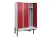 locker voor scheiding van kleding,HxBxD 2120x1200x815mm,3vak