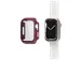 Case Eclipse Apple Watch Series 9/8/7 45mm bessen roze screenprotector