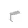 aanbouwtafel,i.h.v.,v. C-voet,HxBxD 620-820x1000x600mm,blad grijs