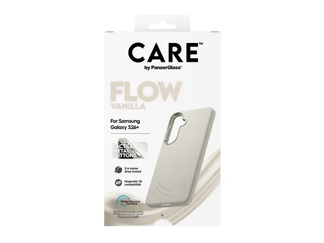 PanzerGlass CARE by Flow Case Vanilla w. Qi Samsung Galaxy S26+,