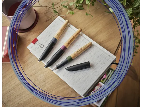 Vulpen STABILO Grow medium mosgroen/eiken