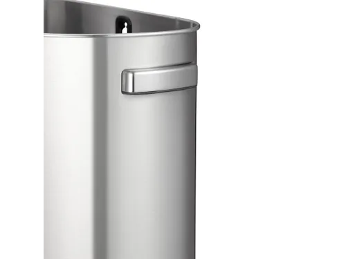 Afvalbak Urban half rond 80 Liter Mat RVS