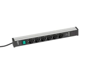 energielijst,v. montagetafel,HxBxD 52x468x44mm,m. loket,6stekkerdozen - 1