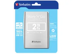 Store 'n' Go USB 3.0 Draagbare harde schijf 2TB Zilver