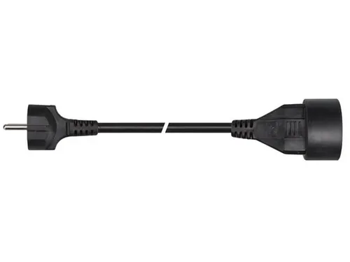 Verlengkabel 10 M Zwart 3g1.5 Penaarde Schuko