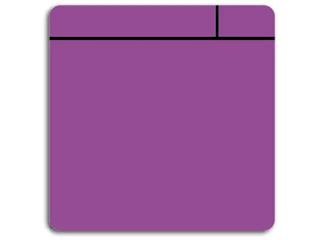 Carte magnétique Scrum 100x100mm Violet