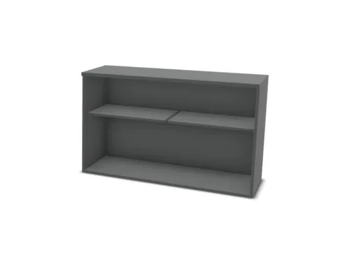 kantoorstelling,opbouwelement,HxBxD 740x1200x445mm,MS-donkergrijs