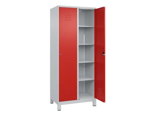 wasgoedverdeelkast,HxBxD 1950x800x500mm,vak B 400mm,cilinderslot