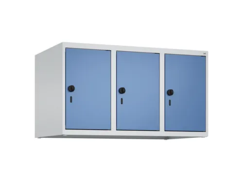 opzetkast,v. locker,3vak.,vak B 300mm,HxBxD 500x900x500mm,vleugeldeur