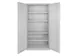 universele kast,HxBxD 1950x920x420mm,4xStalen bodem,duwstangsluiting