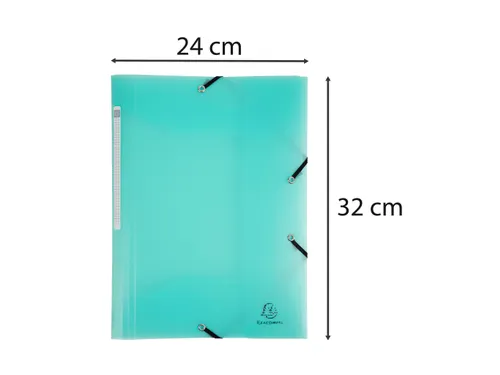 Elastomap 3kl PP A4 Chrom Pastel Groen