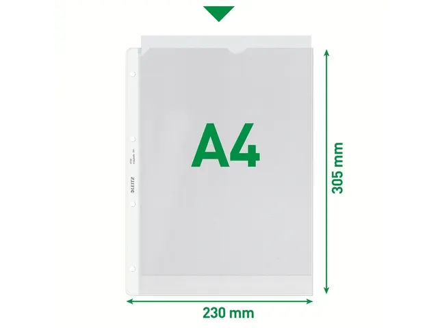 Showtas Leitz 4720 A4 4-gaats 0.13mm PP mat